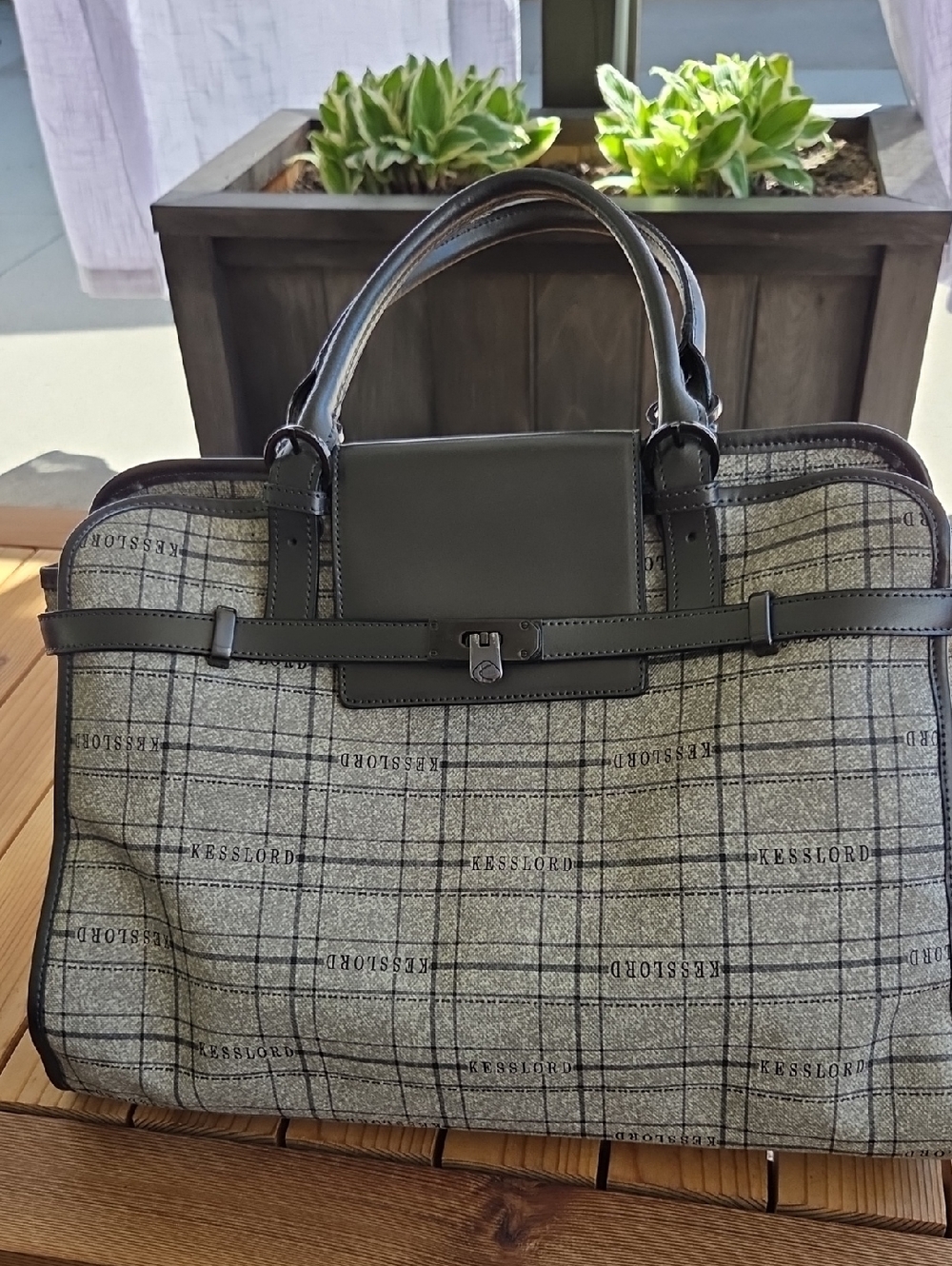 Ladies KESSLORD Plaid Handbag